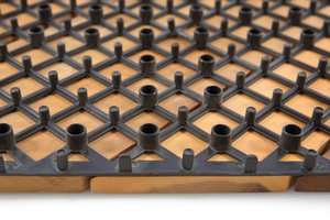 Azulejos de cubierta de madera de acacia modernos de alta calidad 6 listones Suelo de patio al aire libre Suave 12mm de espesor para jardines - Product Image 6