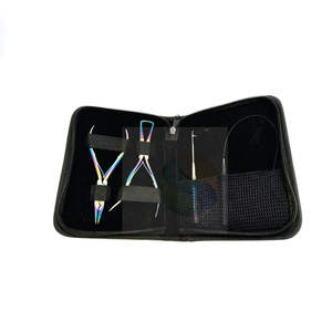 Kit de Pinzas para Extensiones de Cabello de Alta Calidad Profesional a Precio de Fábrica con Aplicaciones de Microperlas Doradas, Color y Tamaño Personalizables - Product Image 2