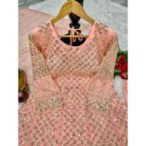 Nayra kurti ดีไซเนอร์พร้อมชุดปาร์ตี้พลาซโซและ dupatta ดู2XL - Product Image 3