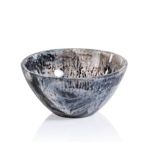 Tazón de Resina Ecológico de la Colección Hecha a Mano, Diseño de Mármol Rosa, Estilo Moderno y Lujoso para Cereales, Uso Doméstico - Product Image 6