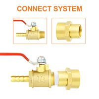 Raccord de réduction en laiton sur mesure de haute qualité 1/4" NPT femelle x 1/2" NPT femelle, forgé à basse température, résistant à la corrosion