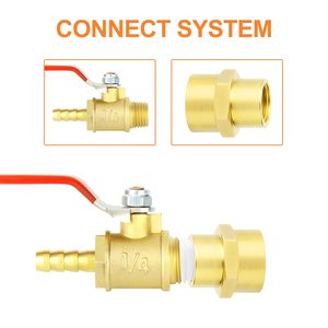 ข้อต่อทองเหลืองคุณภาพสูงแบบกำหนดเองได้ ขนาด 1/4" NPT ตัวเมีย x 1/2" NPT ตัวเมีย - Product Image 6