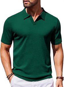 Polos de golf de alta calidad 100% algodón, corte regular, color verde, polo de golf para mujer - Product Image 6