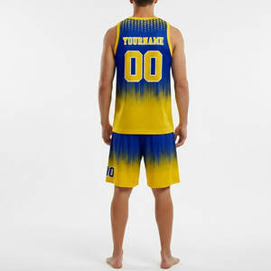 ชุดยูนิฟอร์มบาสเก็ตบอลแบบกำหนดเองสำหรับผู้ชายและเยาวชน เสื้อบาสเก็ตบอลแบบซับลิเมชั่นเต็มตัว กางเกงขาสั้น ระบายอากาศได้ดี ผลิตจากโพลีเอสเตอร์ ชุดทีม ขายส่ง - Product Image 2