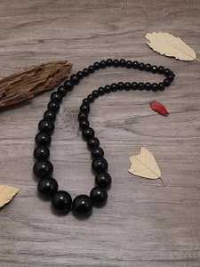 Collar de cuentas acrílicas gruesas naranjas, gargantilla llamativa de bolas grandes, collar minimalista lindo para mujer, aniversario - Product Image 6