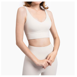 Conjunto de Yoga de 2 Piezas para Mujer, Material Spandex/Nylon, Transpirable, Elástico en 4 Direcciones, Cintura Alta, Tallas Grandes, Ecológico, con Logotipo Frontal - Product Image 6