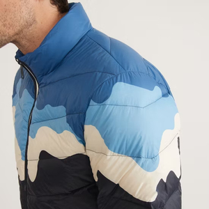 Custom Made Graphic Print Padded <b>Jackets</b> Low MOQ Casual Outdoor <b>Jackets</b> Low MOQ Zip UP <b>Packable</b> <b>Jackets</b> Fashionable Puffer Coat - Product Image 6