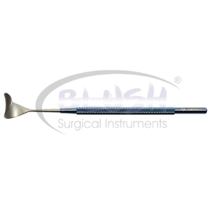 Retractor de párpados Desmarres, instrumento de cirugía oftálmica de acero inoxidable para retractorización de párpados, de Blush Surgical - Product Image 3