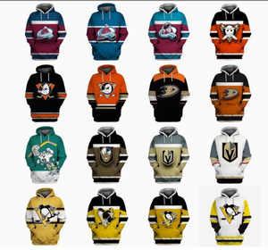 Suéteres, Pullovers y Sudaderas con Capucha de los Golden Knights, Penguins, Avalanche y Ducks al Por Mayor a Precios Bajos - Product Image 1
