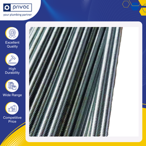 Tige filetée DIN 975 M6 de qualité supérieure, zinguée bleu-blanc, grade 4.6, 0,1 mètre, 2 mètres, 3 mètres, fournie directement par l'usine - Product Image 2