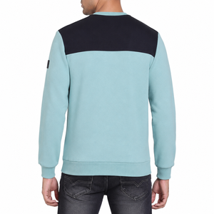 Sudadera de Algodón Mezclado con Forro Polar para Hombre, Estilo Vintage, Elegante, Informal, Transpirable, de Alta Calidad, con OEM ODM - Product Image 2