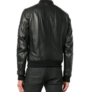 Hot Selling Men's <b>Winter</b> <b>Leather</b> <b>Jackets</b> Stand Breathable Windproof Waterproof Eco-Friendly High Street Men's <b>Leather</b> <b>Jacket</b> - Product Image 2