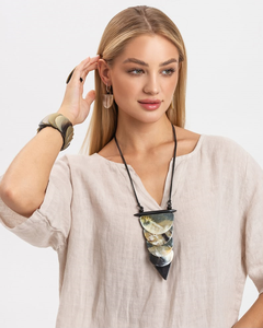Handmade Natural Buffalo Horn Necklace Set Vietnam Link Chain Jewelry Bulk for Party Wedding Engagement Anniversary Eco-Friendly - Product Image 4