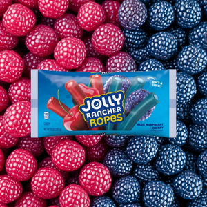 Caramelos Masticables Suaves Jolly Rancher Ropes Sabor Frambuesa Azul y Cereza, Bolsas de 12x10oz, Doble Sabor Agridulce, Suministro al por Mayor - Product Image 3