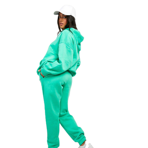 Survêtements d'hiver en molleton 100% coton pour femmes, avec logo personnalisé imprimé, respirants, taille XXL, pour adultes - Product Image 2