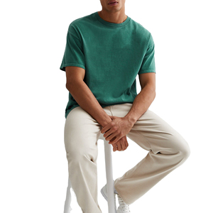 Camisetas de Hombre de Alta Calidad 100% Algodón, Totalmente Personalizables, Manga Corta, Cuello Redondo, Camisetas con Estampado Personalizado para Venta en Línea - Product Image 1