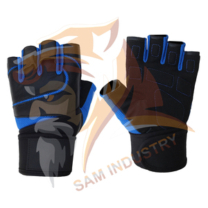 TAKEKO Suede Waterproof Unisex <b>Weight</b> Lifting <b>Gloves</b> with Adjustable Wrist Strap for Gym & Fitness <b>Training</b> - Product Image 5