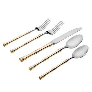 Juego de Cubiertos de Acero Inoxidable 18/10 de Grado Alimenticio Hechos a Mano, Cuchillo de Una Sola Pieza con Acabado Espejo para Hoteles, Restaurantes y Cocinas, Pedidos al por Mayor - Product Image 1