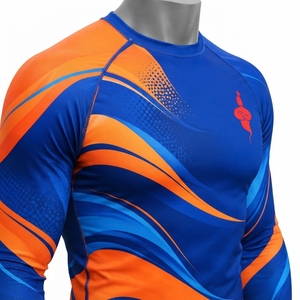 Camiseta Deportiva de Compresión de Manga Larga para Hombre, para Entrenamiento, Fitness, Running, Ciclismo, Surf, Gimnasio y Actividades Deportivas - Product Image 5