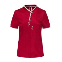 Uniforme de restaurant et de bar japonais unisexe 2025 en polyester tissé respirant, fin et économique, à manches courtes, avec fermeture boutonnée et logo personnalisé