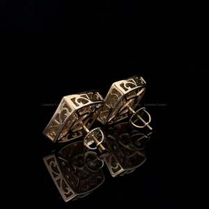 Pendientes cuadrados con diamantes de moissanita redondos de 1,38 quilates, plata 925, forma geométrica, joyería, regalo de aniversario para ella - Product Image 5