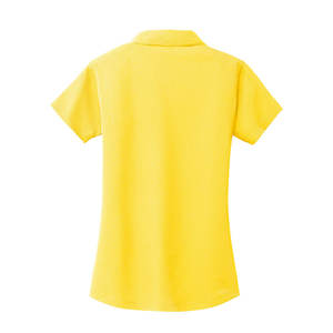 เสื้อถักวินเทจขายดีสำหรับผู้หญิง เสื้อกอล์ฟแขนสั้น ผ้าฝ้าย ระบายอากาศได้ดี ไซส์ใหญ่ สีพื้น - Product Image 2