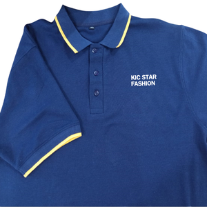 Polo casual para hombre, camiseta de algodón piqué de alta calidad con cuello con ribete en contraste, jersey hecho en Pakistán. - Product Image 5