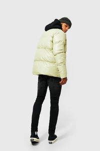 Premium Puffer Men’s <b>Jacket</b> For Winter Custom Casual Outdoor Wear For Men's Windproof <b>Zipper</b> Closure Side <b>Pockets</b> Men's Coat - Product Image 6