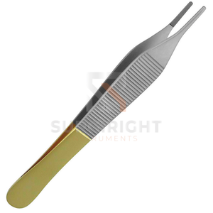 Pince à pansements dentée professionnelle Adson en acier inoxydable à dents crantées, instrument chirurgical de dissection par Blush Surgical - Product Image 2