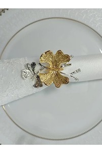 Anneau de serviette en métal motif papillon pour une décoration de table élégante, idéal pour les dîners de luxe, les restaurants, les mariages et l'aménagement intérieur, support fait main - Product Image 3