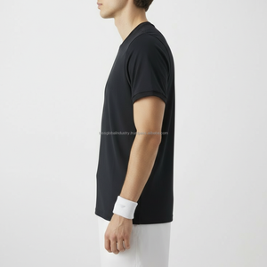 Uniforme de badminton pour hommes, manches courtes, respirant, sur mesure, OEM, vente en gros - Product Image 2