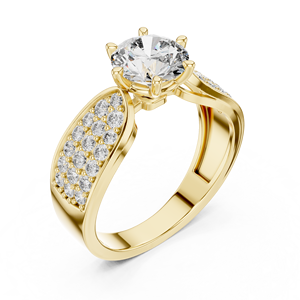 Classic 925 Sterling Silver Moissanite <b>Diamond</b> <b>Ring</b> Wholesale Engagement Jewelry Manufacturer Supplier - Product Image 4