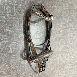 Brida de caballo de cuero italiano de alta calidad con hebillas de acero inoxidable Productos de caballo Premium - Product Image 4