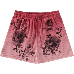 Shorts de sport pour hommes, en mesh sublimé, respirants, séchage rapide, pour course à pied, basketball, décontractés, athlétiques - Product Image 3