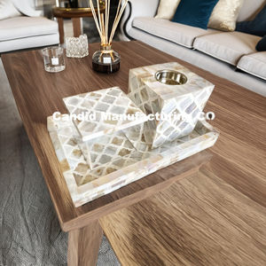 Juego de Quemadores de Incienso de Nácar de Color Blanco para Regalos de Ramadán y Regalos de Eid de Gifts Manufacturing Co - Product Image 1