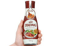 Salsa Teriyaki HOT O'Food 250g, Sabor Dulce y Sabroso al Estilo Japonés para Pollo, Salmón y Salteados, Sabor Auténtico