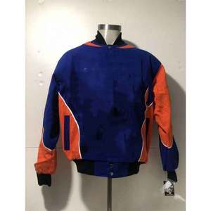 <b>Mens</b> Plus Size Wool <b>Running</b> <b>Jacket</b> Stand Collar Coated Embossed Nonwoven Winter Streetwear OEM Service - Product Image 2