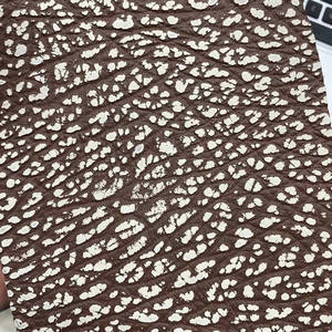 Cuir de vachette pleine fleur gaufré motif grain d'éléphant, très demandé, pour artisanat, ceintures, meubles, sacs à main, chaussures, bagages - Product Image 3