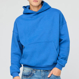 Men's Winter Pullover Hoodies 100% Cotton <b>Fleece</b> <b>Thick</b> Plain Front Logo Custom OEM/ODM High Quality Breathable Casual - Product Image 6