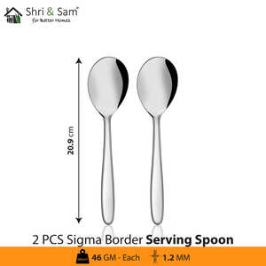 Cuchillos de cena de acero inoxidable Colección de cubiertos de borde Sigma - Product Image 5