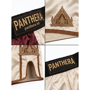 Shorts de combat Muay Thai en satin pour hommes Macho avec étiquette OEM personnalisée - Product Image 4