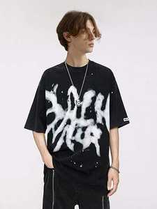 Camiseta de Hombre de Alta Calidad, 200 Gramos, Verano, Casual, Manga Corta, Cuello Redondo, Diseño Vintage, Impresión Digital Personalizada - Product Image 3