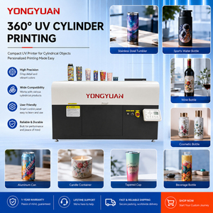 Nouvelle imprimante UV à jet d'encre de bureau pour petites entreprises, solution d'impression personnalisée de bouteilles d'eau et de gobelets, automatique, garantie 1200 jours - Product Image 2