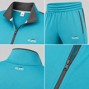 Chándal compacto para hombre, ligero, atlético, con tela suave, ajuste cómodo y apariencia elegante para deportes. - Product Image 6