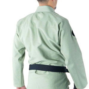 Kimono de Jiu-Jitsu unisexe vert clair 100% coton, coupe régulière, respirant, antibactérien, séchage rapide, uniforme de Jiu-Jitsu pour adultes - Product Image 3