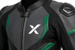 Traje de Motocicleta de Cuero de una Pieza X Performance |   Negro Gris Verde Azul Marino |   Fabricante OEM ODM |   Diseño de Calidad Premium | - Product Image 5
