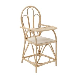 Chaise d'alimentation robuste en rotin pour poupées, matériau durable, prix fabricant, vente chaude, achat en gros pour les détaillants mondiaux de jouets - Product Image 2