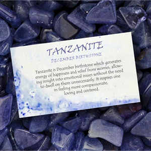 December birthstone 0.62 CT tanzanite เครื่องประดับอัญมณี Tanzanite ธรรมชาติขนาด5มม. - Product Image 6