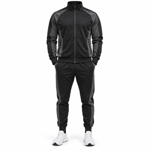 Survêtements à capuche unis pour hommes 2026, légers, respirants, séchage rapide, 100 % coton, confortables, haute qualité, style streetwear - Product Image 2