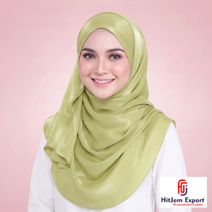 Pañuelo Hijab Personalizado Zimmy Choo, Pañuelo para la Cabeza con Sensación de Seda Suave, Fabricante Textil OEM ODM Personalizado - Product Image 3